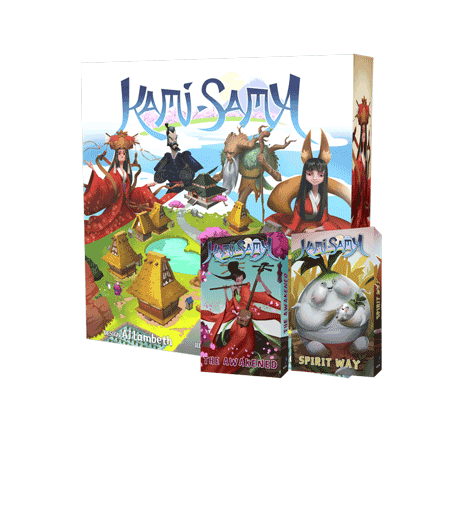 Kami-Sama board game with Awakening and Spirit Way Expansions!