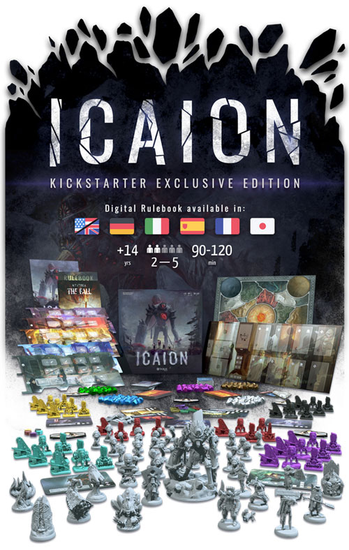 New ICAION Deluxe Kickstarter Pledge with Stretch Goals Tabula Games 