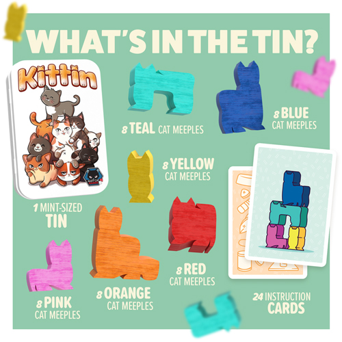 Tinderblox - Jeu De Dextérité Empilable - Boîte Voyage - 2 à 6 Joueurs, à Partir De 6 Ans