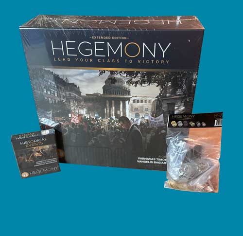 Hegemony Board Game with Metal Coins