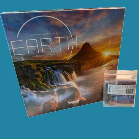 Earth and the kickstarter goodies